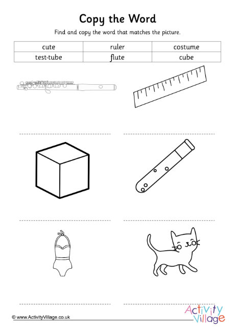 U E Split Digraph Copy The Word