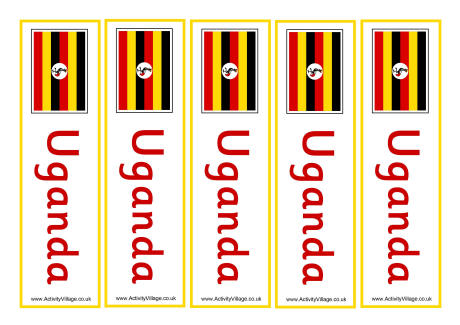Uganda bookmarks
