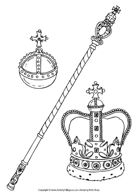 queen elizabeth ii coloring pages - photo #33