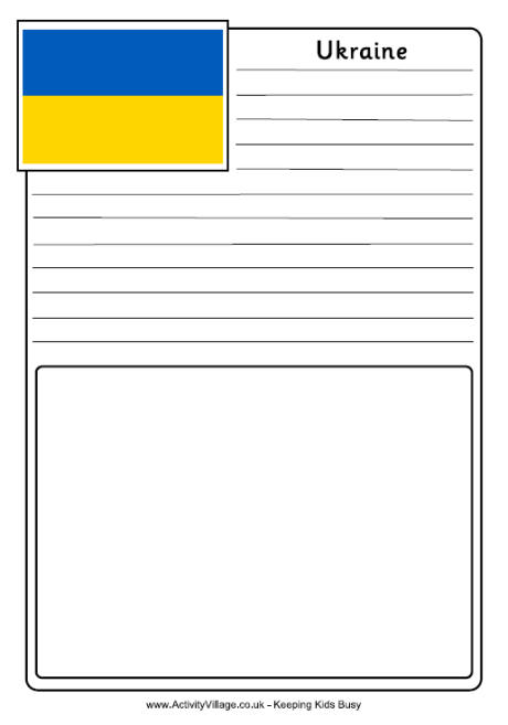 Ukraine notebooking page