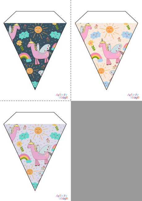 Unicorn Bunting 2