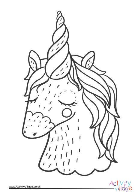 Unicorn Colouring Page 8