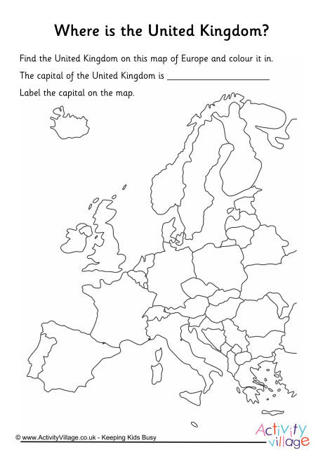 United Kingdom Location Worksheet