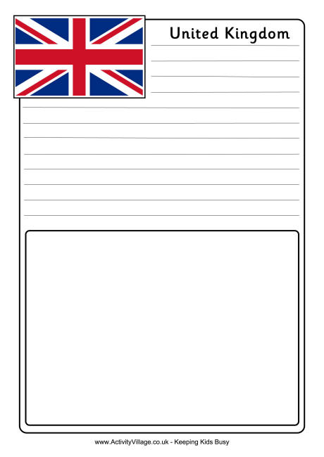 United Kingdom notebooking page
