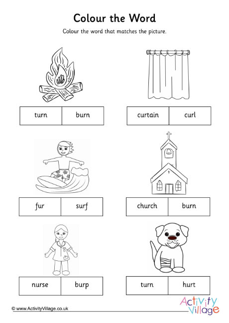 Ur Digraph Colour The Word