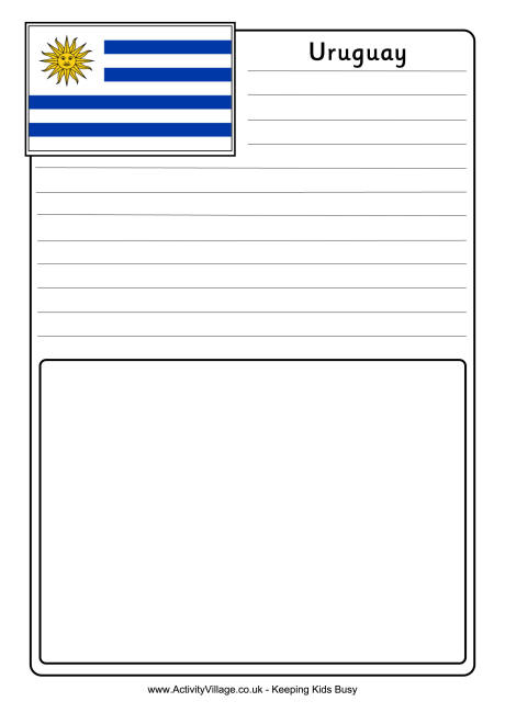 Uruguay notebooking page 