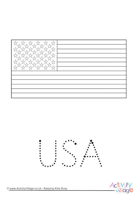 USA Word Tracing