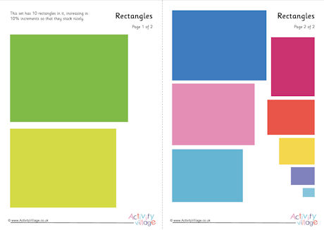 Useful shapes - rectangles Useful shapes - rectangles