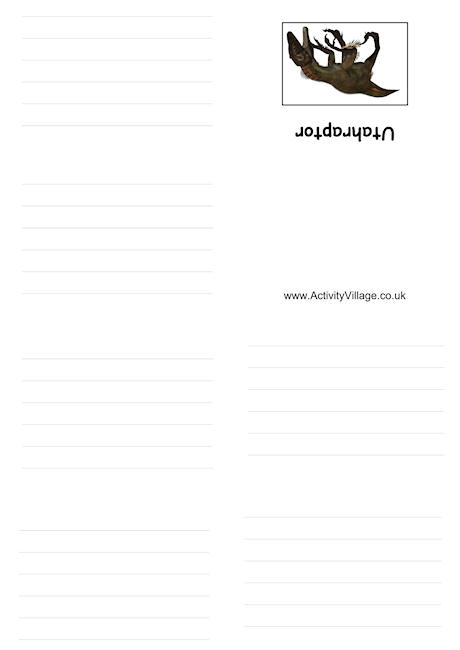 Utahraptor booklet 