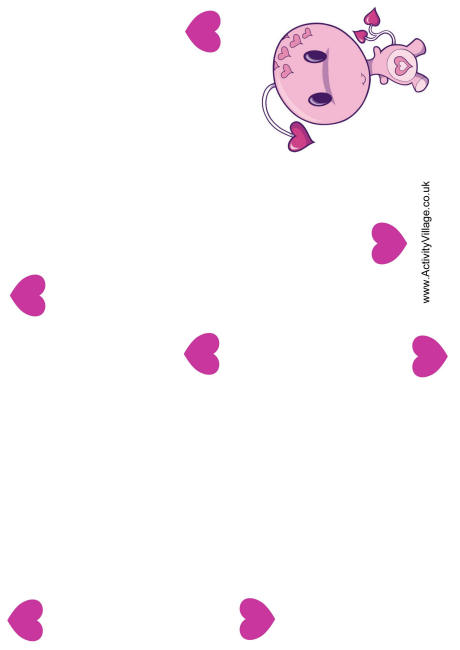 Valentine booklet - Lovebug Valentine booklet - Lovebug