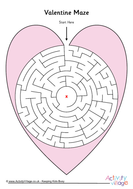 Valentine maze 1
