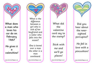 Valentine's Day Bookmarks