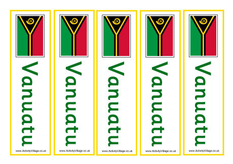 Vanuatu bookmarks
