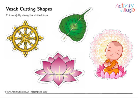 Vesak cutting shapes