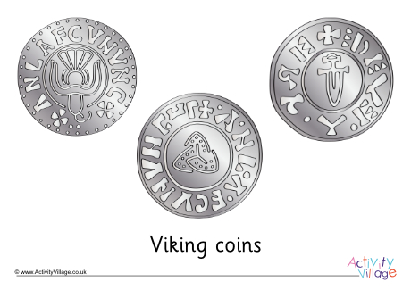 Viking coins poster