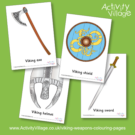 Viking weapons posters