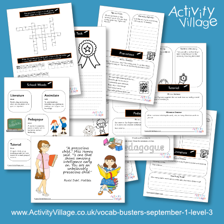 Vocab Busters September week 1 level 3 Vocab Busters September week 1 level 3