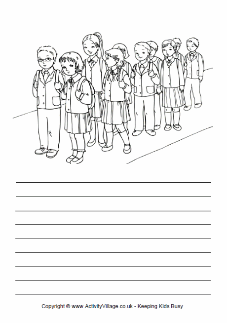 Wait in line story paper
