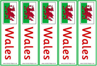 Welsh Flag Printables