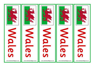 Wales Bookmarks