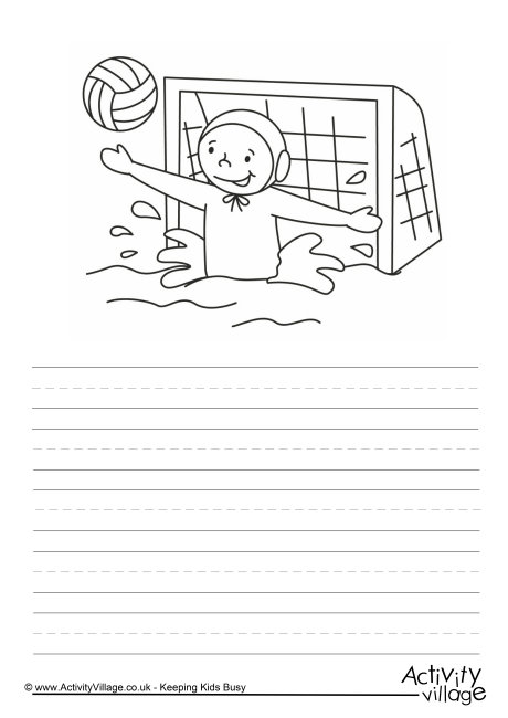 Water Polo Story Paper