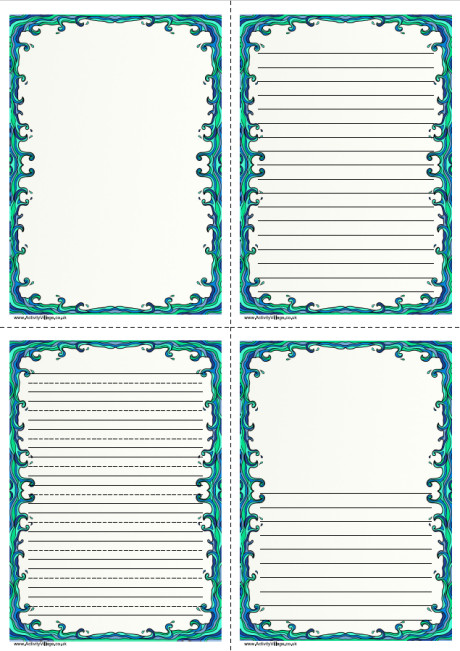 Waves Writing Frame