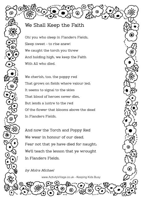We shall keep the faith We shall keep the faith