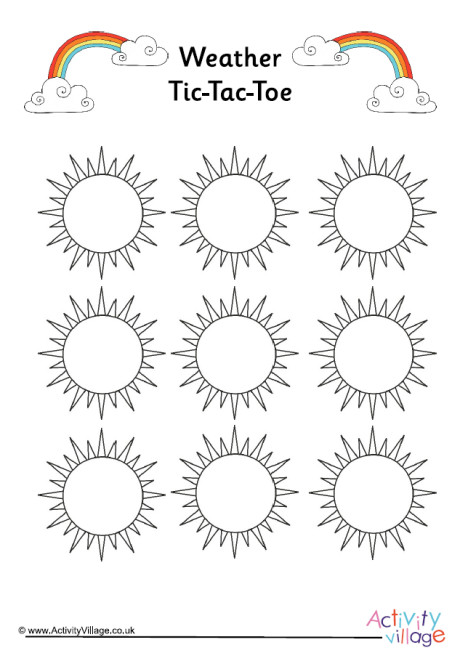Weather Tic-Tac-Toe
