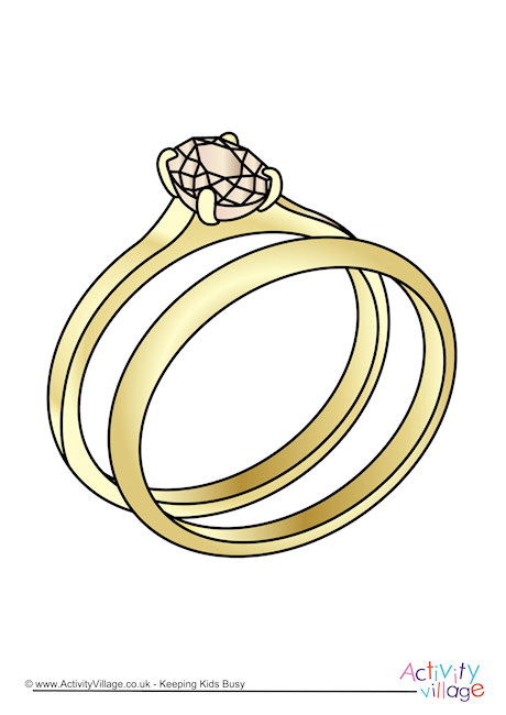 Wedding rings poster