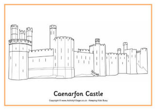 Welsh Colouring Pages