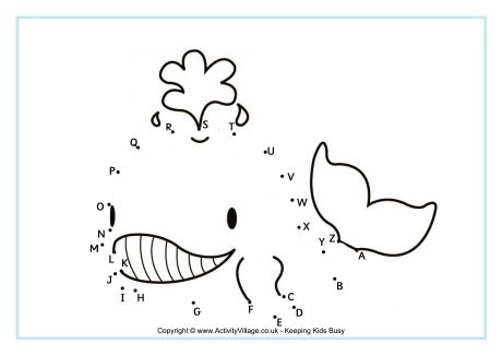 Whale dot to dot 