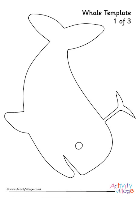 Whale template 2