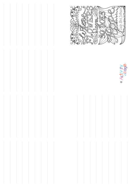 Where Flowers Bloom So Does Hope Booklet