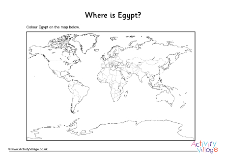Where is Egypt Worksheet 2
