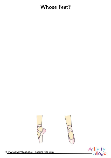 Whose feet ballerina