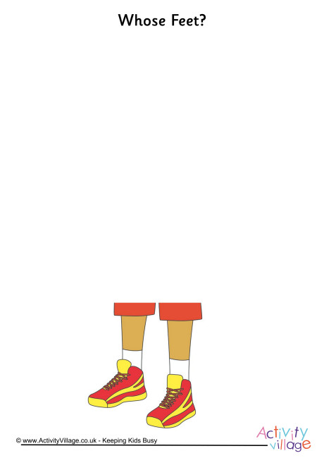 Whose feet basketball player