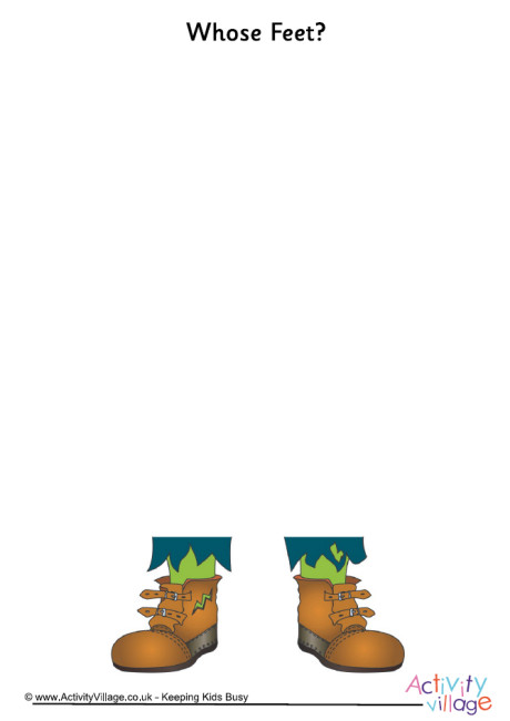 Whose feet - Frankentstein