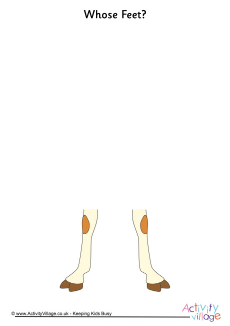 Whose feet goat