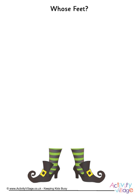 Whose feet - witch