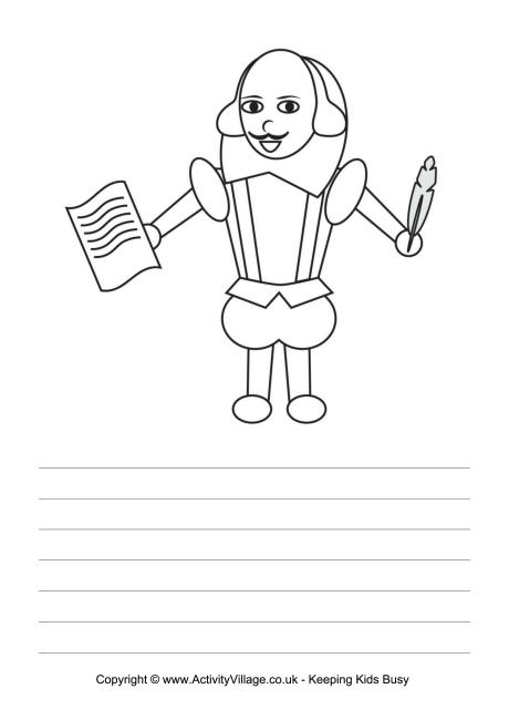 William Shakespeare story paper