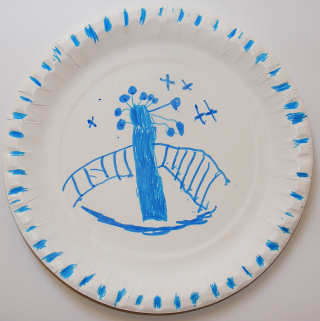 Willow Pattern plate craft