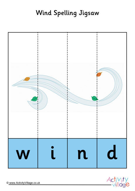 Wind Spelling Jigsaw