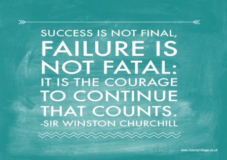 Winston Churchill quote poster 2