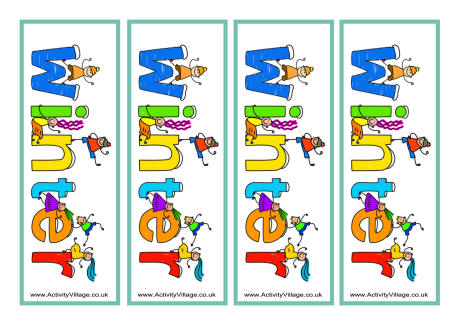 Winter bookmarks