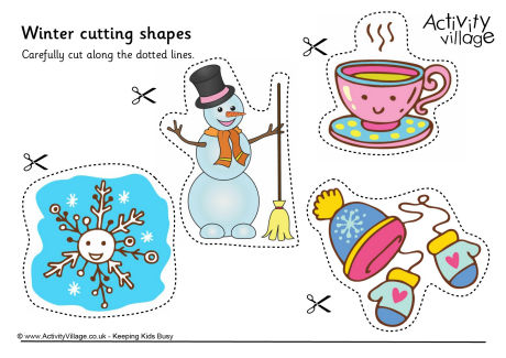 Winter cutting shapes