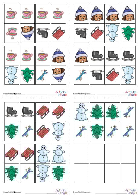 Winter Dominoes