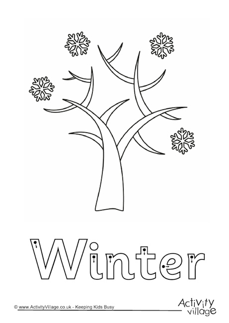 Winter finger tracing 2