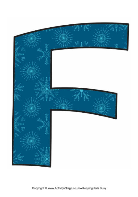 Winter letters fun