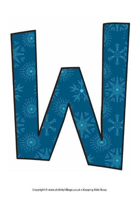 Winter letters winter