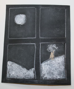 Snowy Pictures With Chalk